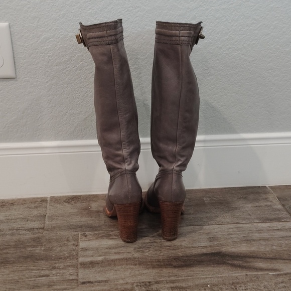 Coach Heeled Boots with Chunk Heel - Picture 3 of 6